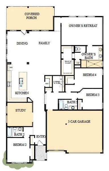 The success of a floor plan is the way you can move through it…You’ll be amazed at how well this home lives…We call it traffic patterns.