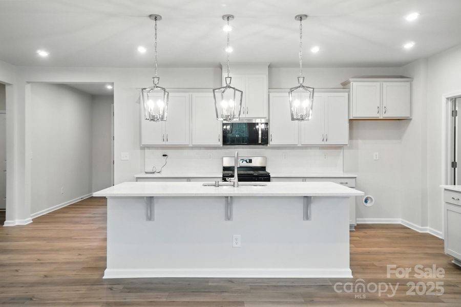 Furnished interior view inside a new home in Waxhaw Landing, Monroe (Image 3).