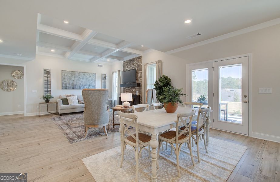 Furnished interior view inside a new home in Mallard’s Landing, Jefferson (Image 14).