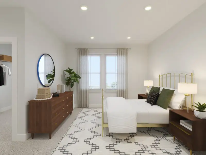 Furnished interior view inside a new home in McFarland Farms Townhomes, Mount Juliet (Image 7).