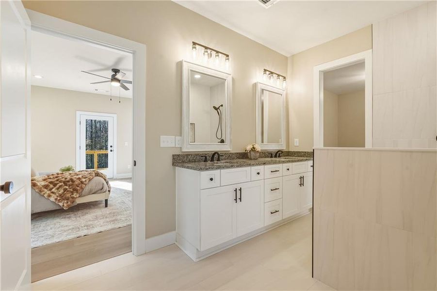 Furnished interior view inside a new home in , Ellijay (Image 34).