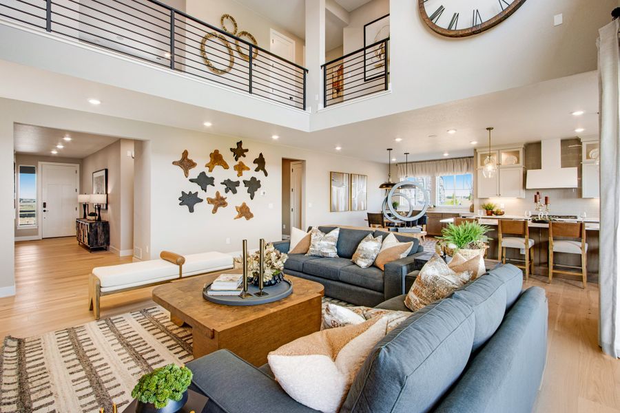 Representative furnished interior of a home built from the The Calloway by Tri Pointe Homes in Cordovan, Firestone (Image 9). Representative furnished interior of a home built from the The Calloway by Tri Pointe Homes in Cordovan, Firestone (Image 9).
