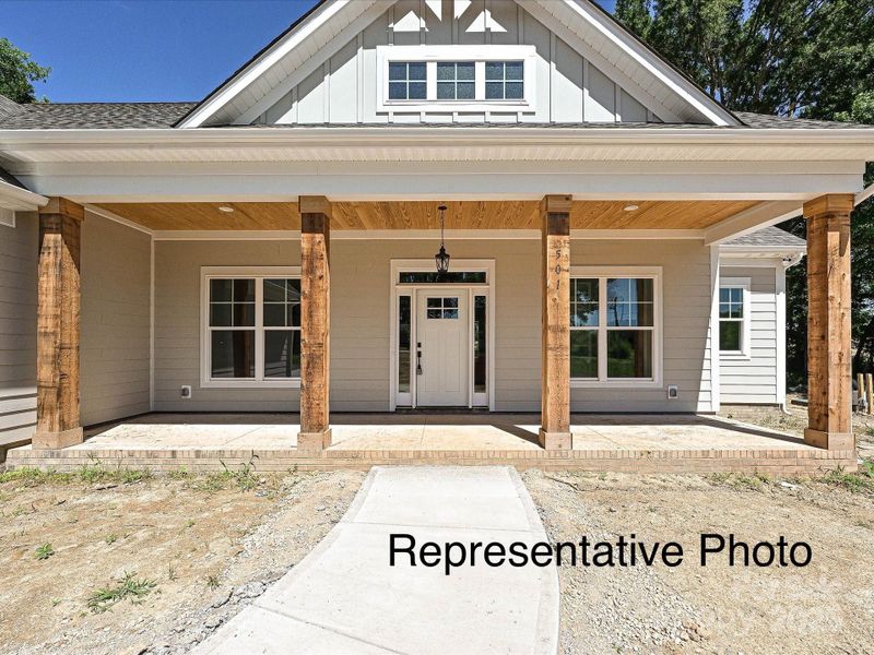 Front exterior of a new home in , Monroe, NC, highlighting curb appeal (Image 3).
