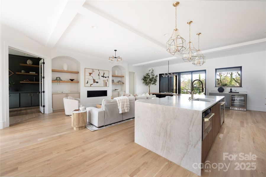 Furnished interior view inside a new home in , Charlotte (Image 10).