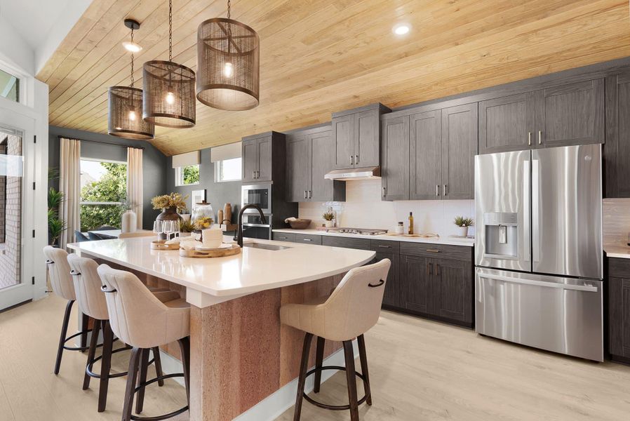 Representative furnished interior of a home built from the Branford by Chesmar Homes in Highland Village, Georgetown (Image 10).