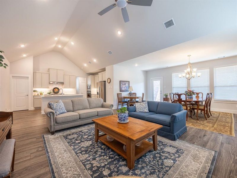 Furnished interior view inside a new home in , Waxahachie (Image 8). Furnished interior view inside a new home in , Waxahachie (Image 8).