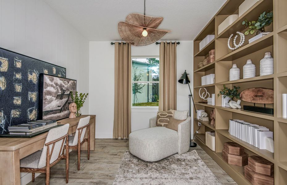 Furnished interior view inside a new home in Riverwood, Zephyrhills (Image 25).