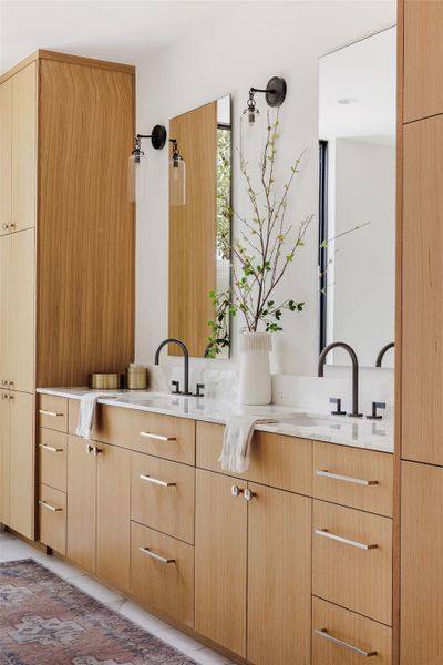 Full bath with double vanity Full bath with double vanity