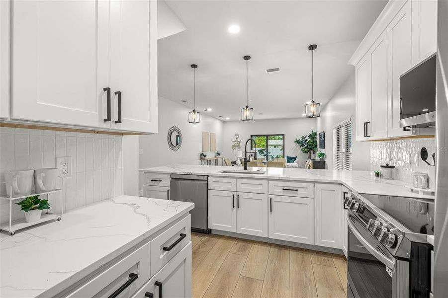 Furnished interior view inside a new home in , Tampa (Image 18). Furnished interior view inside a new home in , Tampa (Image 18).
