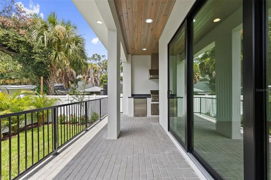 Exterior details and patio area of a home in , Tampa (Image 4). Exterior details and patio area of a home in , Tampa (Image 4).