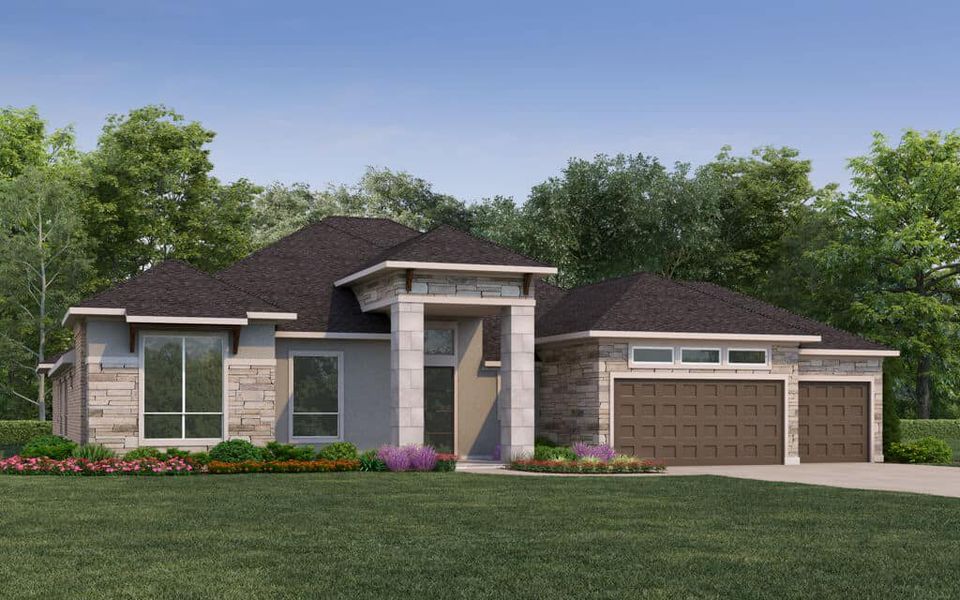 Front exterior of a home in the Briarley community, located in Montgomery, TX (Image 10).