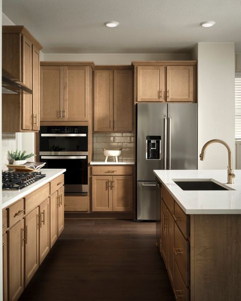 Representative furnished interior of a home built from the Spark Two by Brookfield Residential in Uplands, Westminster (Image 5).