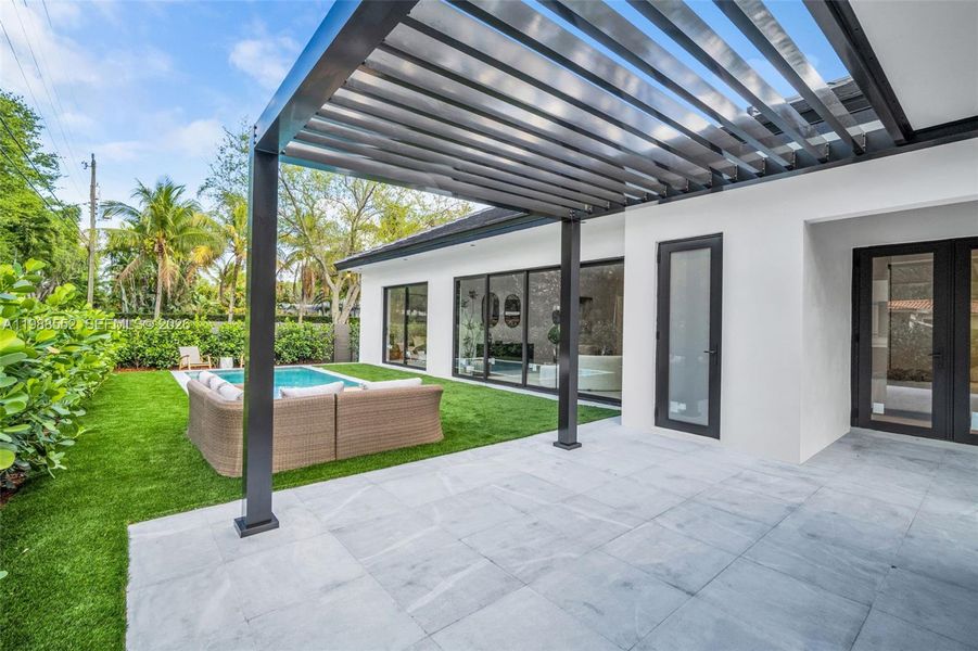Exterior details and patio area of a home in , Miami Shores (Image 30).