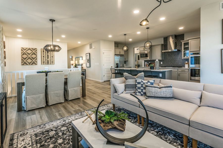 Representative furnished interior of a home built from the Christie by Hartford Homes in Trailside, Timnath (Image 43).