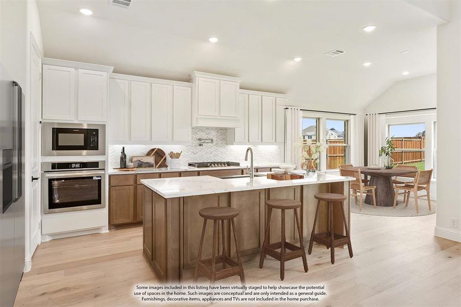 Furnished interior view inside a new home in Mosaic, Celina (Image 19). Furnished interior view inside a new home in Mosaic, Celina (Image 19).