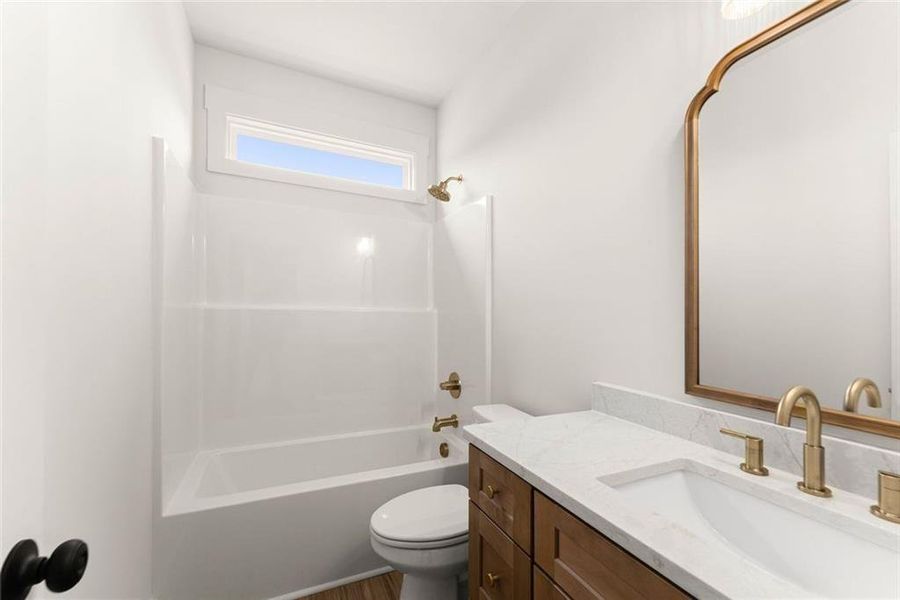 Furnished interior view inside a new home in , Cleveland (Image 11).