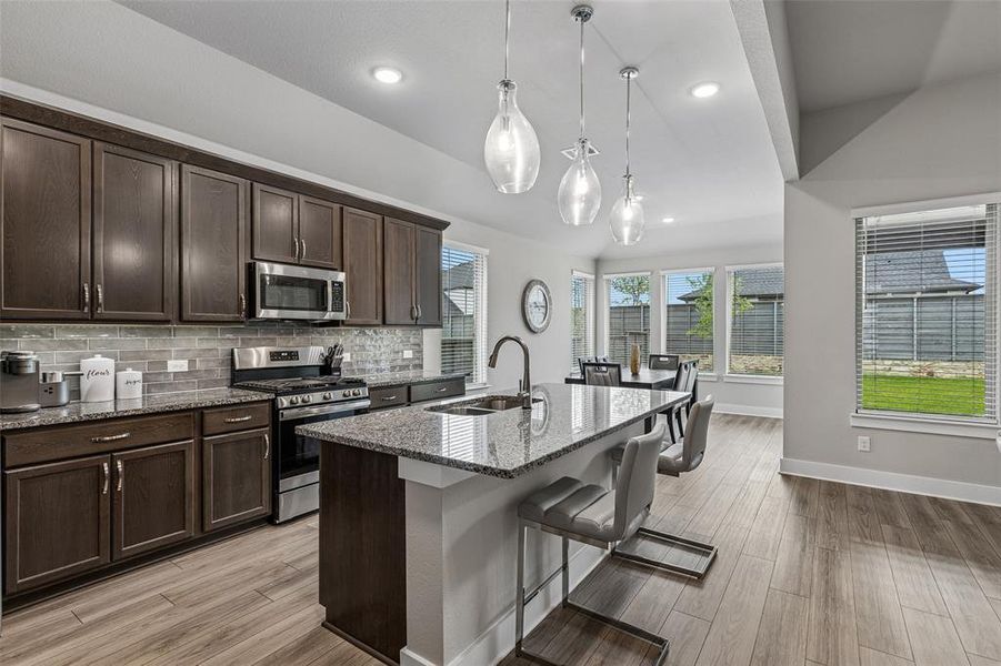 Furnished interior view inside a new home in , Little Elm (Image 9).
