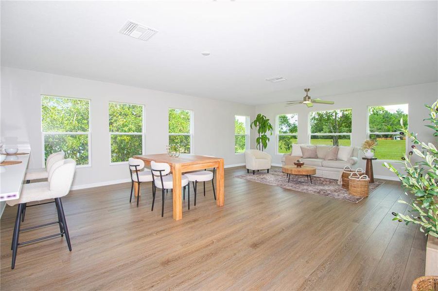 Furnished interior view inside a new home in , Spring Hill (Image 10).