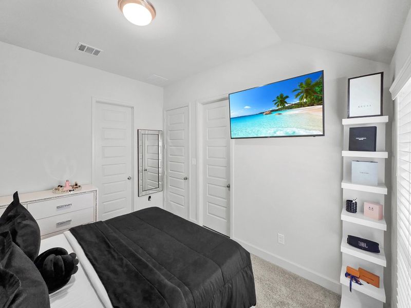 Furnished interior view inside a new home in Artavia, Conroe (Image 19).