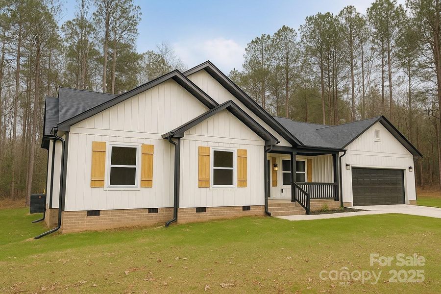 Front exterior of a new home in , Lancaster, SC, highlighting curb appeal (Image 26). Front exterior of a new home in , Lancaster, SC, highlighting curb appeal (Image 26).