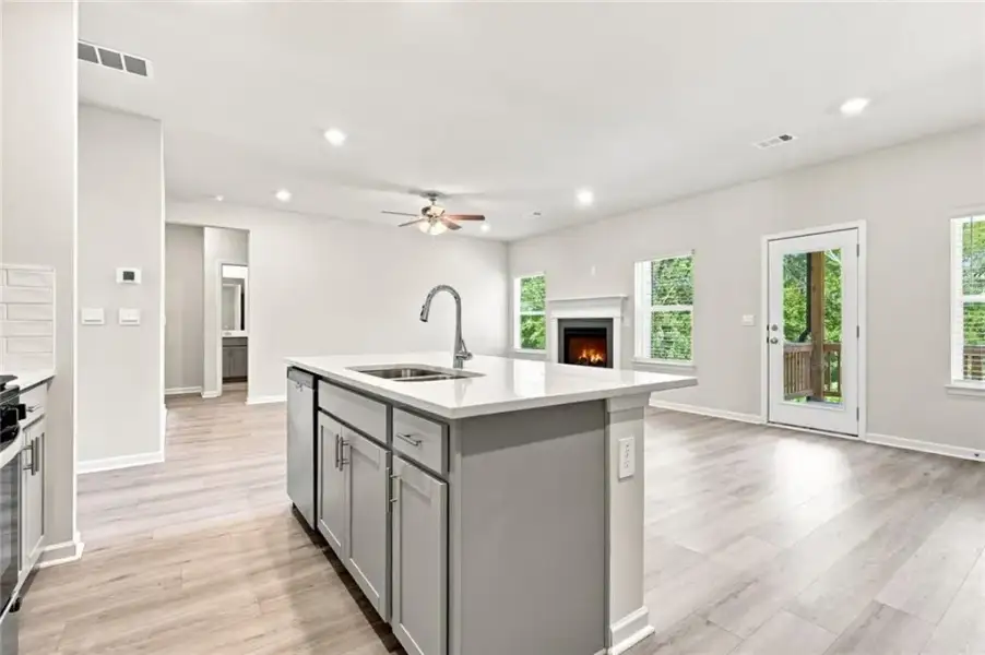 Furnished interior view inside a new home in Little River Falls, Woodstock (Image 5).
