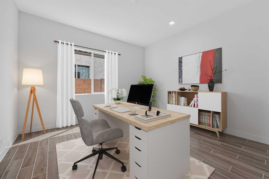 Furnished interior view inside a new home in Combs Ranch, San Tan Valley (Image 6).
