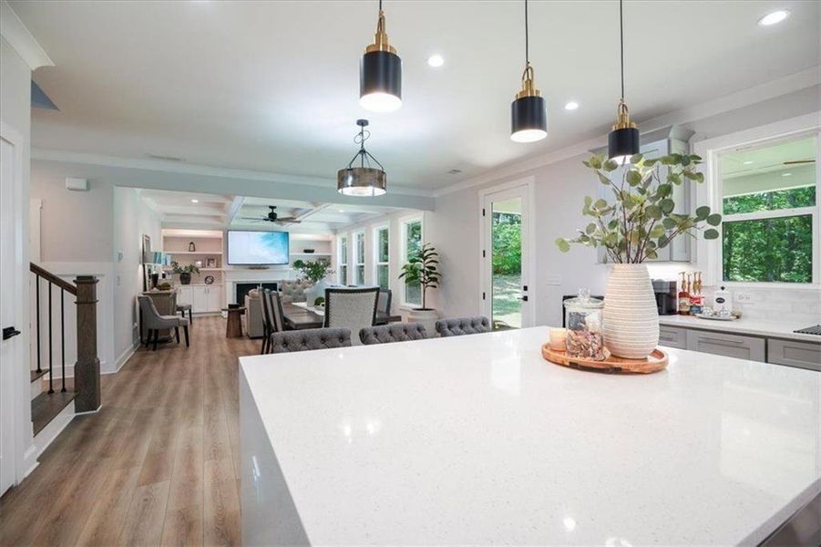 Furnished interior view inside a new home in , Acworth (Image 34).