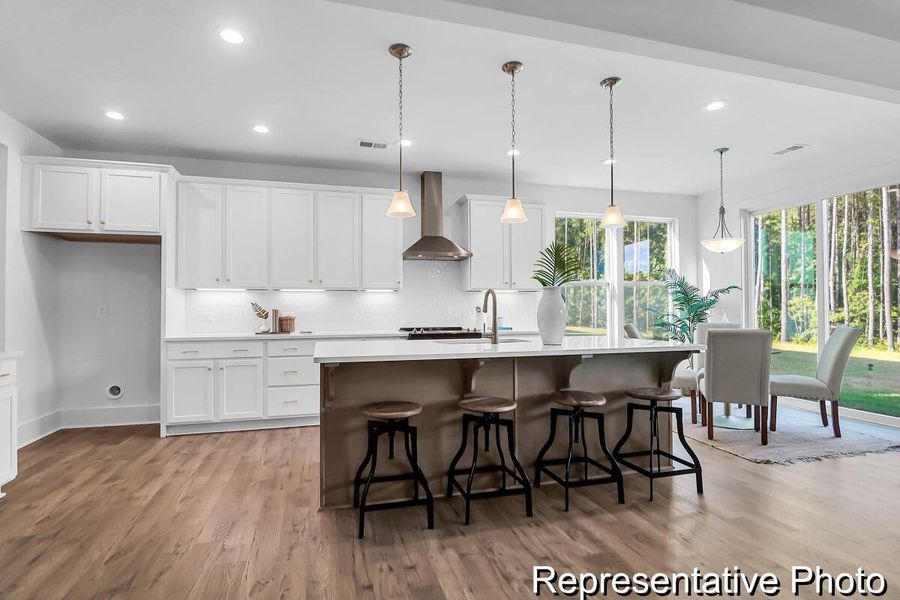 Furnished interior view inside a new home in , Ravenel (Image 12).