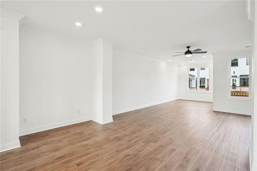 Spacious, unfurnished interior of a new home in Palisades Townhomes, Cumming (Image 31).