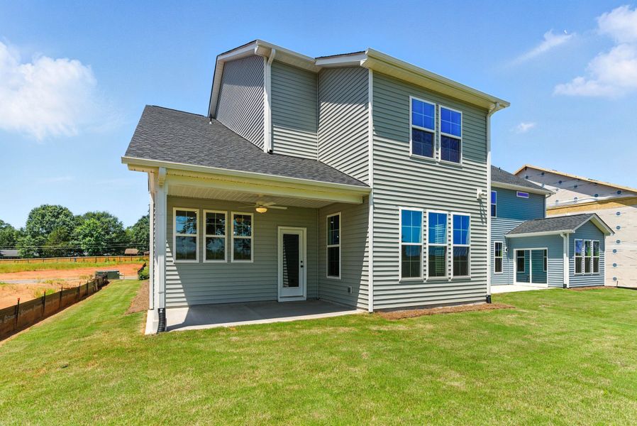 Exterior details and patio area of a home in , Summerville (Image 26).