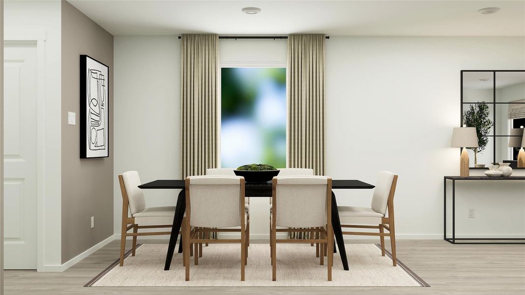 Furnished interior view inside a new home in Santa Fe Village, Cleveland (Image 21).
