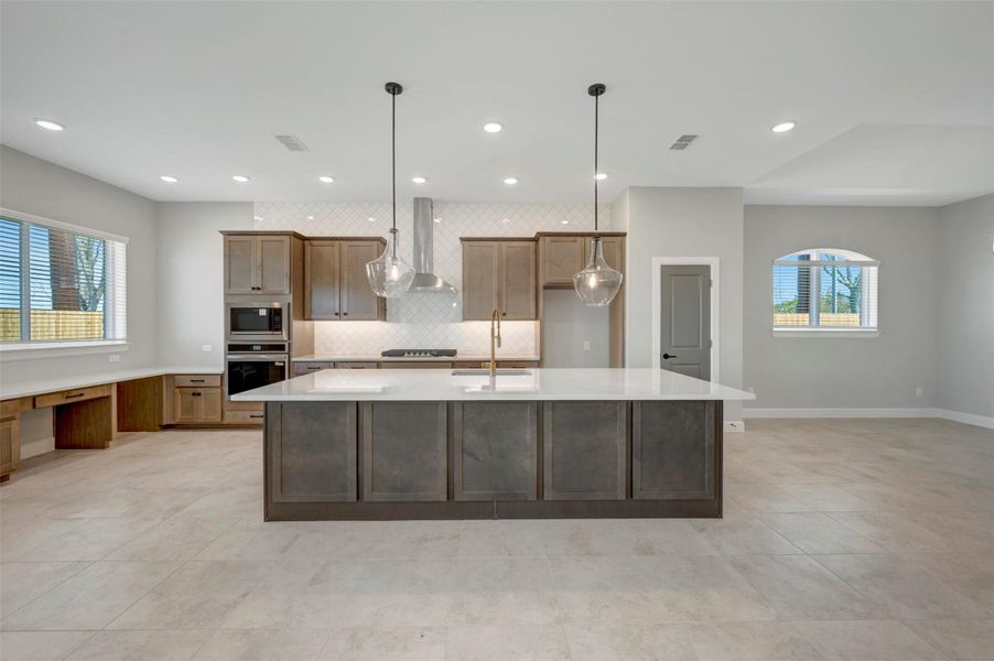 Furnished interior view inside a new home in Meridiana 55' Homesites, Manvel (Image 14).