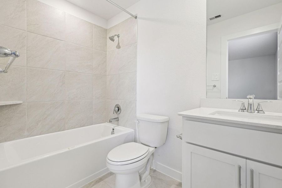 Photo is not of the actual home, but is an inspirational photo of builder’s model home and may depict options, furnishings, and/or decorator features that are not included