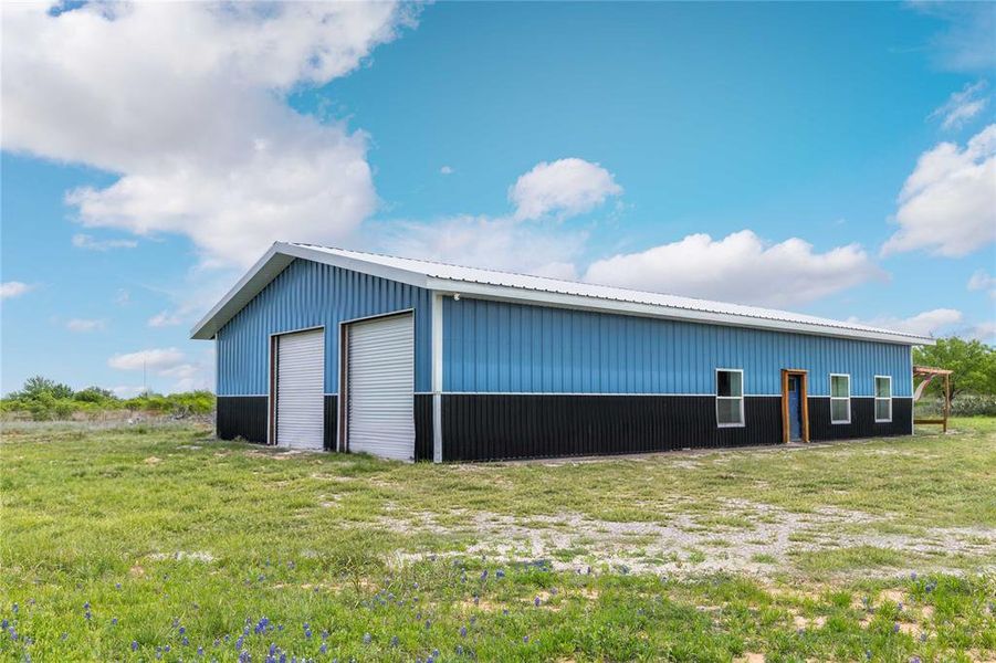 Exterior details and patio area of a home in , Bangs (Image 21).