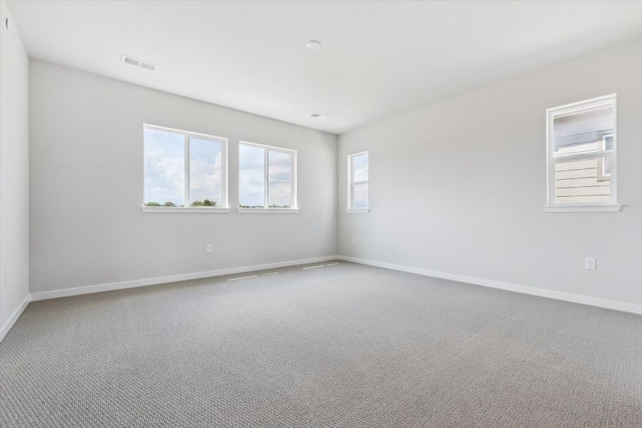 A room with white walls.