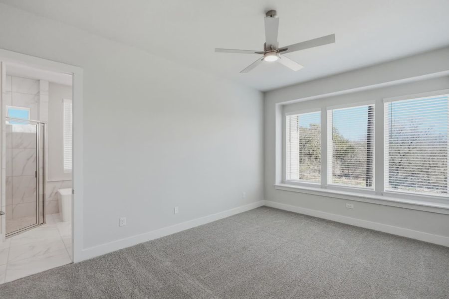Representative unfurnished interior of a home built from the Layla by Chesmar Homes in Esperanza 60's, Boerne (Image 15).