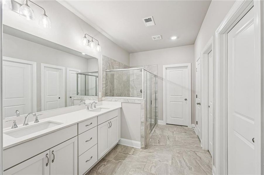 Furnished interior view inside a new home in , Canton (Image 17).