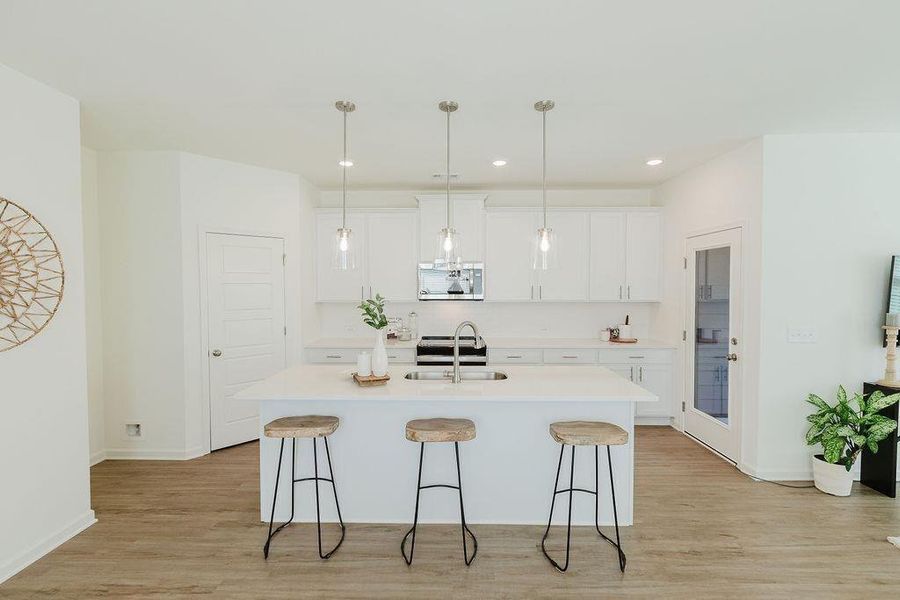 Furnished interior view inside a new home in Downtown Fausett, Dawsonville (Image 7).