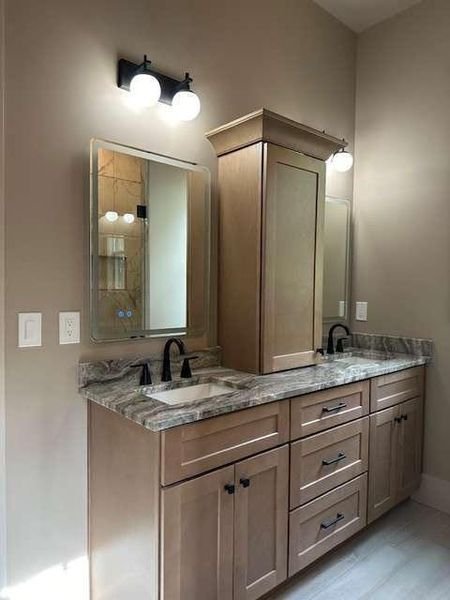 Furnished interior view inside a new home in , Cleveland (Image 7).