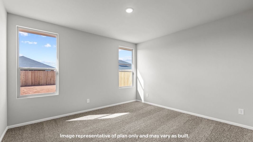 Spacious, unfurnished interior of a new home in Mustang Ridge, Andrews (Image 14).