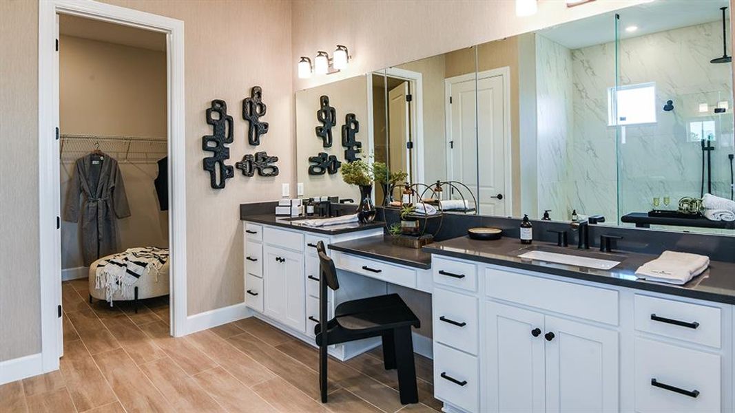 Furnished interior view inside a new home in Esplanade at Center Lake Ranch, St. Cloud (Image 23). Furnished interior view inside a new home in Esplanade at Center Lake Ranch, St. Cloud (Image 23).