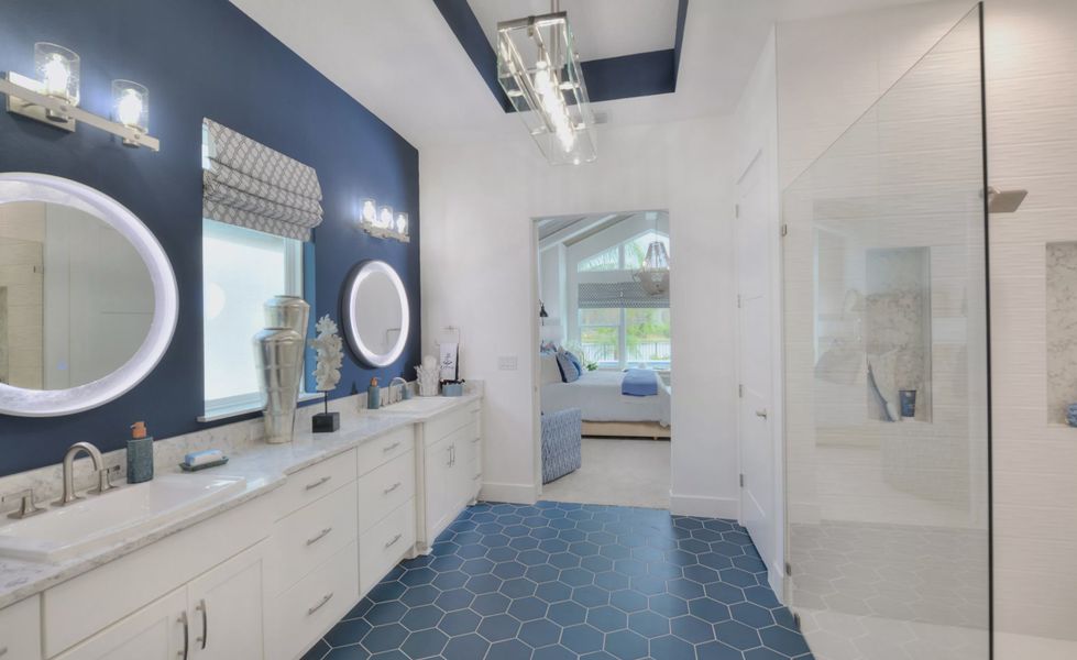 Furnished interior view inside a new home in Mosaic, Daytona Beach (Image 25).