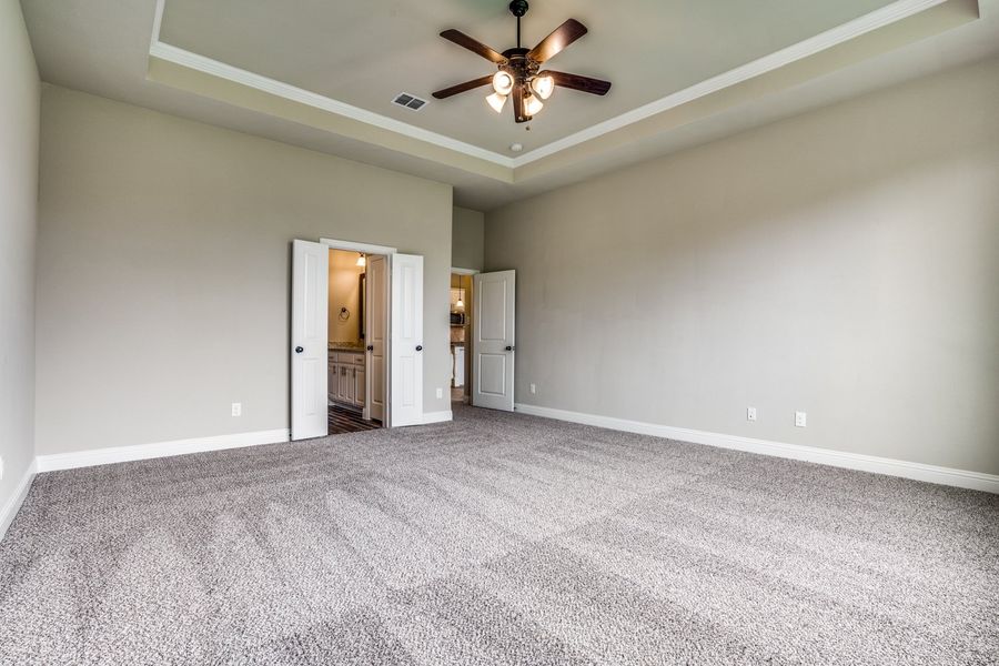Representative unfurnished interior of a home built from the Kava by Megatel Homes in Bridges of Bear Creek, Austin (Image 6). Representative unfurnished interior of a home built from the Kava by Megatel Homes in Bridges of Bear Creek, Austin (Image 6).