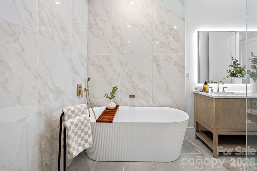 Primary bathroom Primary bathroom