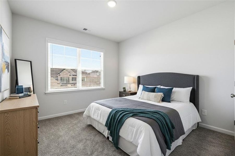 Furnished interior view inside a new home in Carmichael Farms, Canton (Image 14).