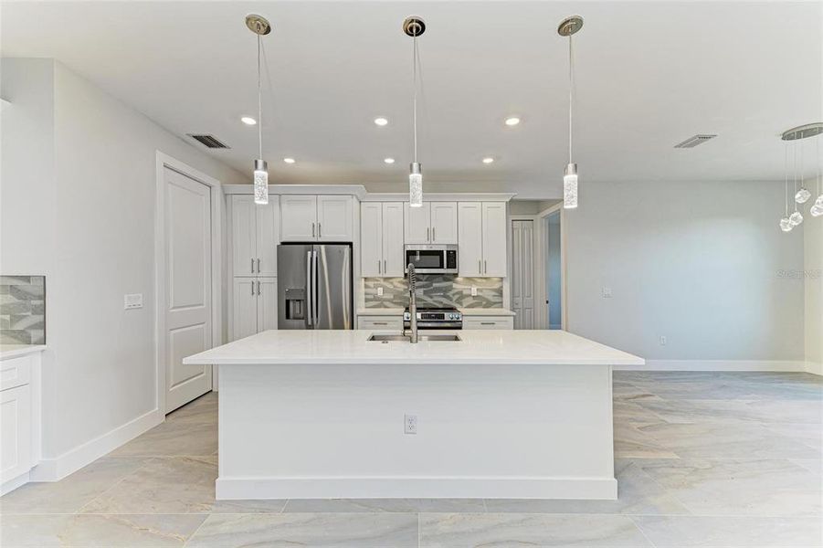 Furnished interior view inside a new home in , Venice (Image 6). Furnished interior view inside a new home in , Venice (Image 6).