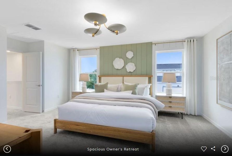 Furnished interior view inside a new home in SeaFlower, Bradenton (Image 5).