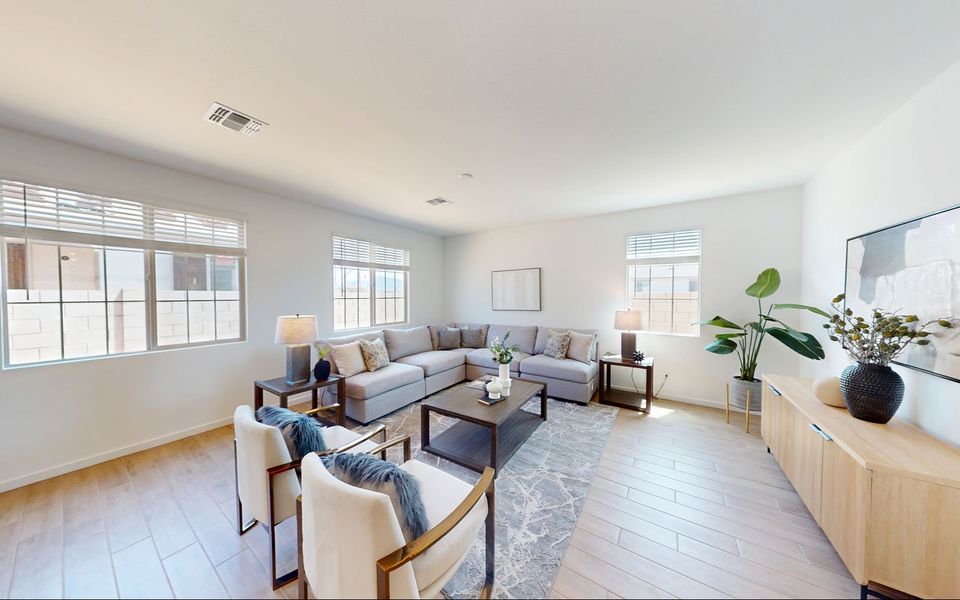 Representative furnished interior of a home built from the Poppy by Brookfield Residential in Blossom Rock, Apache Junction (Image 7).