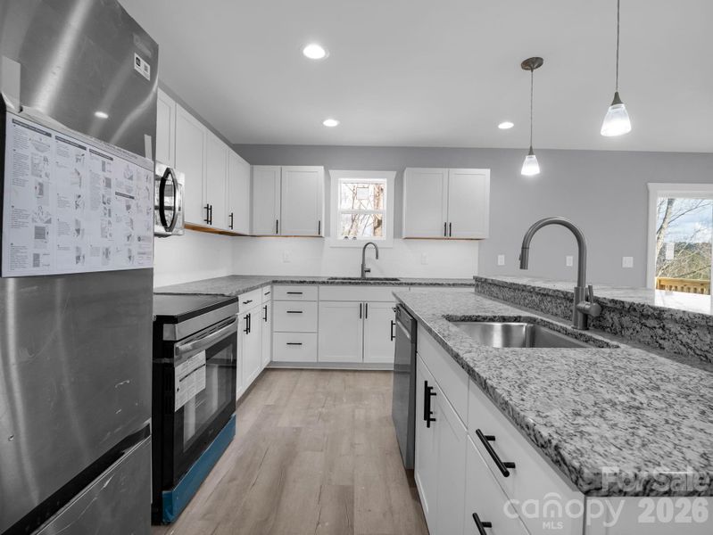 Furnished interior view inside a new home in , Rosman (Image 14).