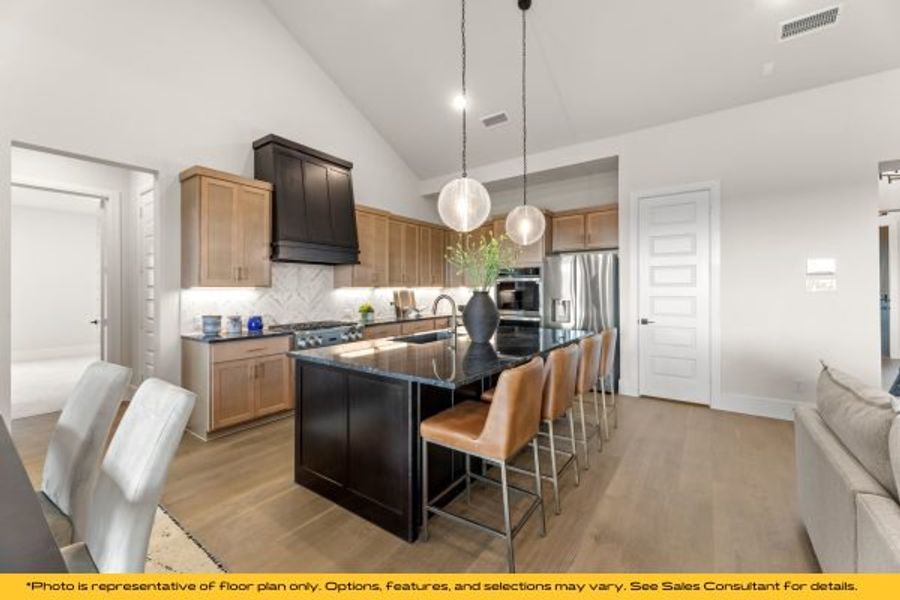 Representative furnished interior of a home built from the Bali by Stonefield Homes in Heath Golf and Yacht Club, Rockwall (Image 36).